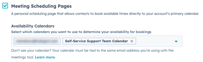 Setting Availability calendars in HubSpot